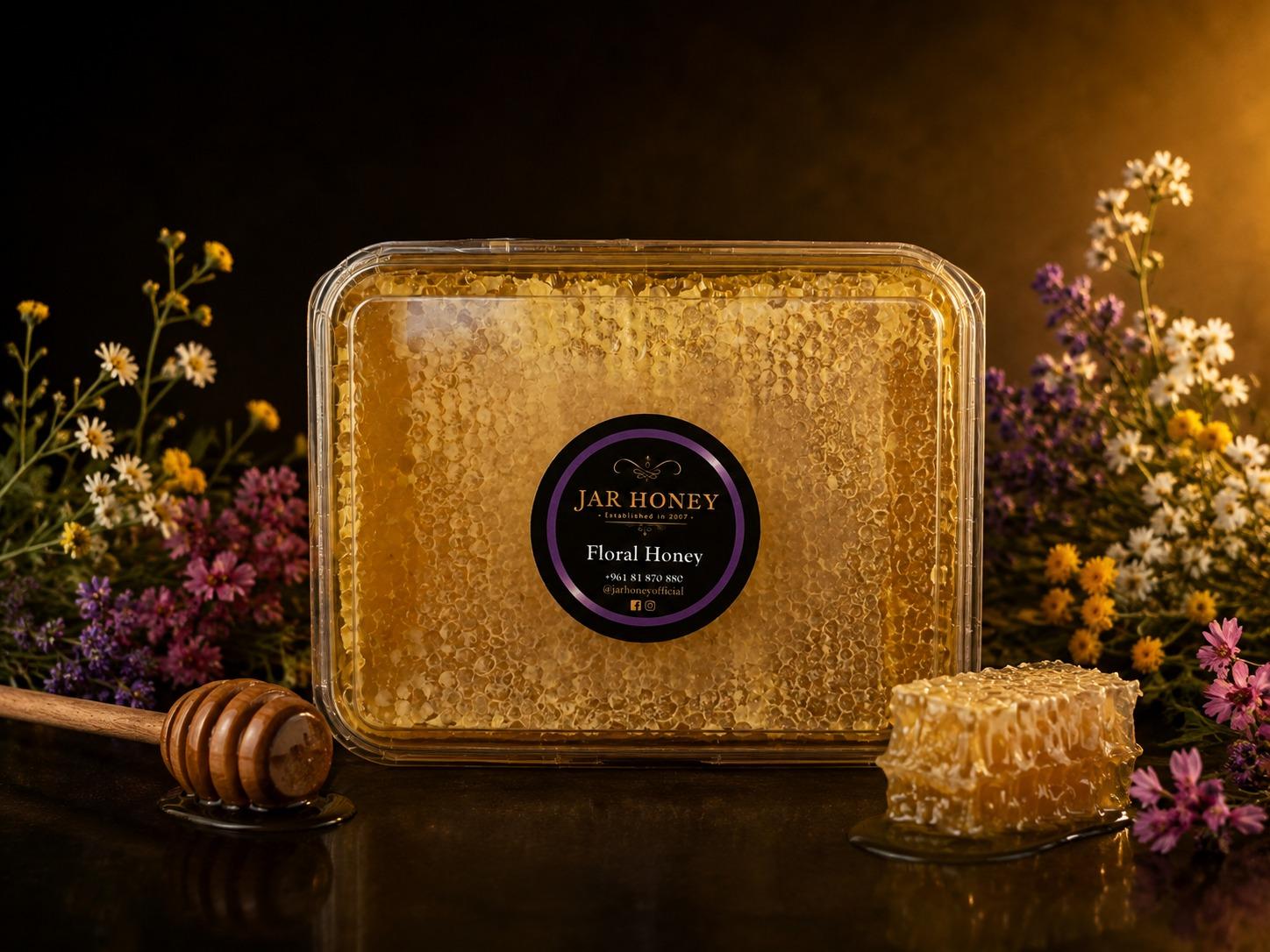 JAR Floral Honeycomb