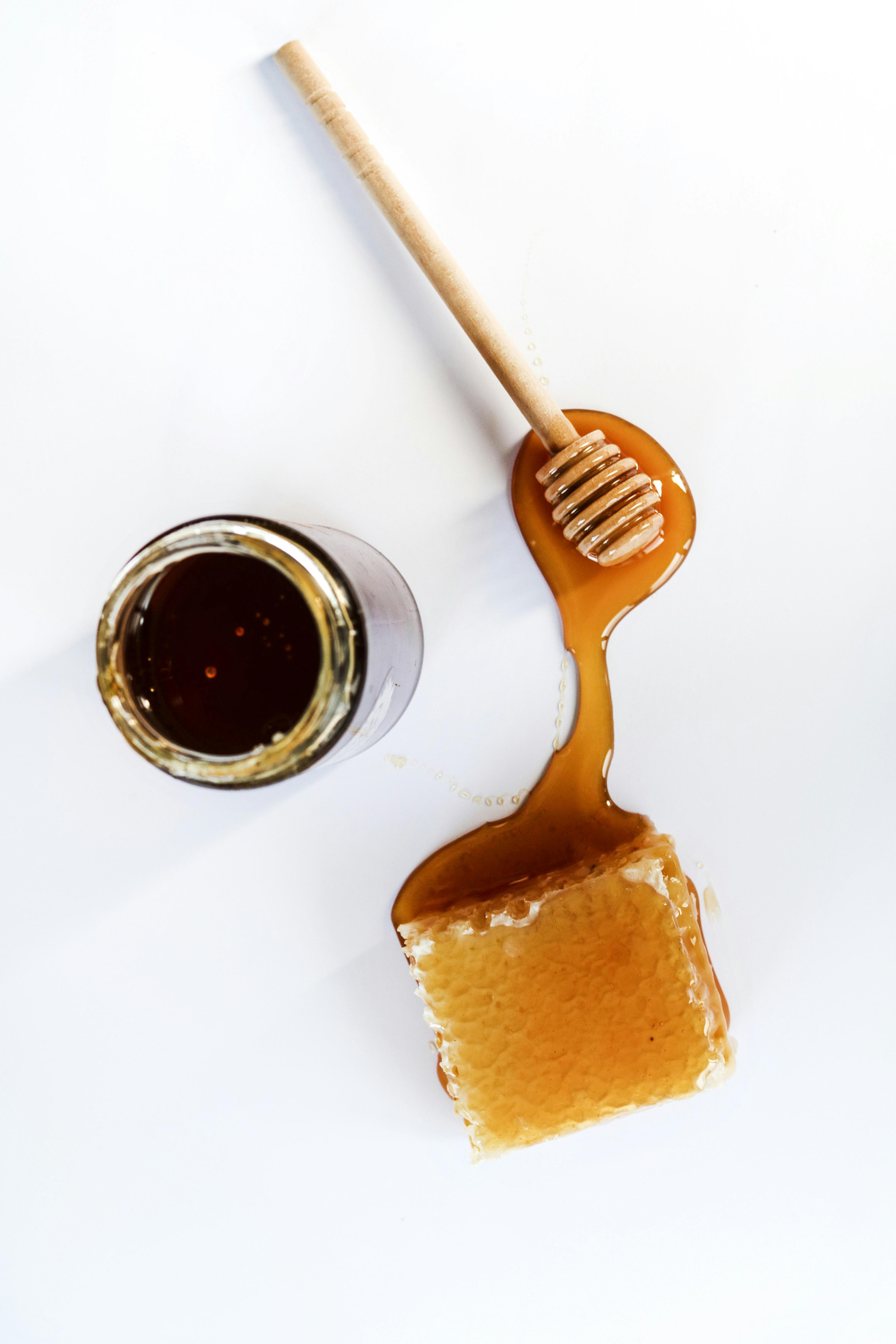 Beekeeper with honey